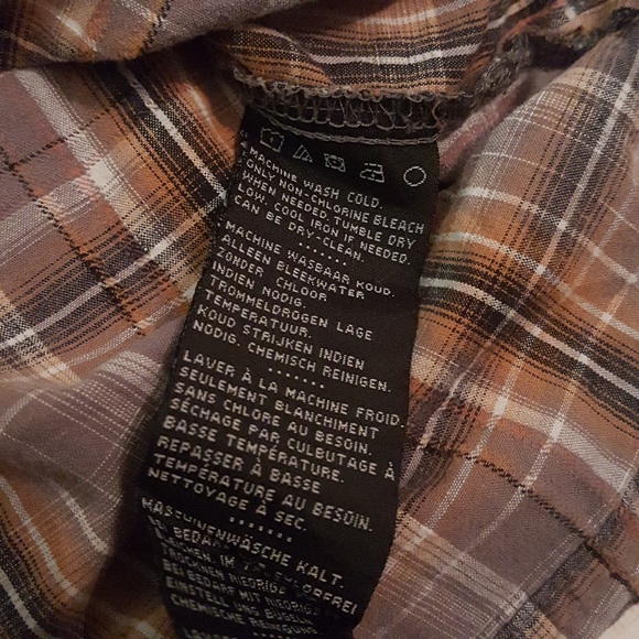 HARLEY-DAVIDSON | Men's Spellout Plaid Button Down - Picture 6 of 8